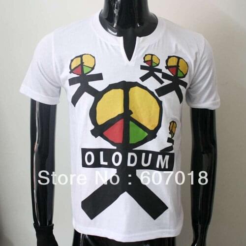 Rare MJ Fashion Brazil Retro Antiwar Michael Jackson OLODUM Cotton 100% Tee T-shirt - They Don't Care About Us' for MJ fans