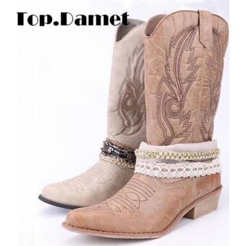 Top.Damet Women's High Boots