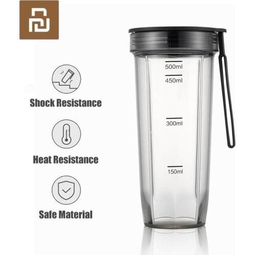 Youpin Pinlo Portable Drinking Cup Thicken Tritan Bottle 500ML Heat-Resistant Cooking Cup with Strap for Exercise Running