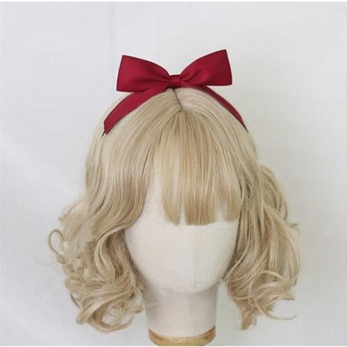 Lolita Princess Bowknot Hairpin Girl KC Hairband Women Hair Clip Hair Accessories B1599