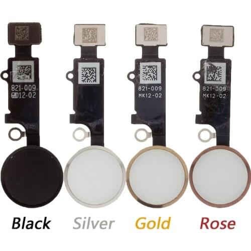 1pcs Home Button Main Key with Flex Cable Replacement Part for iPhone 7 7 Plus home button flex