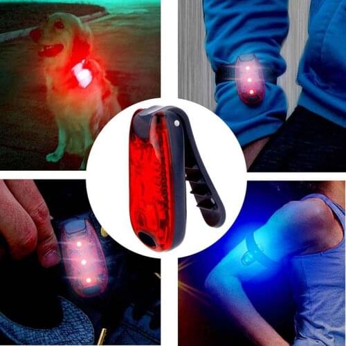 1pcs Pet tracker Led warning flash light Safety Light Strobe Lights for Night Running Walking Bike Child Dog pet Runner