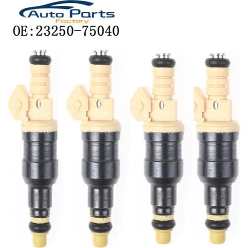 4PCS New Fuel Injectors Nozzle For Toyota Tacoma Hilux 2RZFE 2.4L L4 1995-2000 23250-75040 2325075040 FJ376 23209-79085