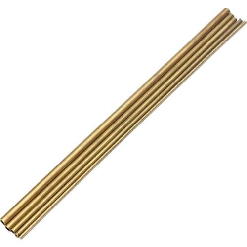 5pieces Brass Tube 100mm Brass Pipe for DIY Knife Handle Rivet Diameter 2mm,3mm,4mm,5mm,6mm,8mm,10mm Hand Tool Part
