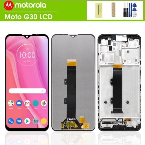 6.5'' Original New For Motorola Moto G30 LCD Display And Touch Screen Assembly Repair For Motorola G30 LCD XT2129-2 lcd