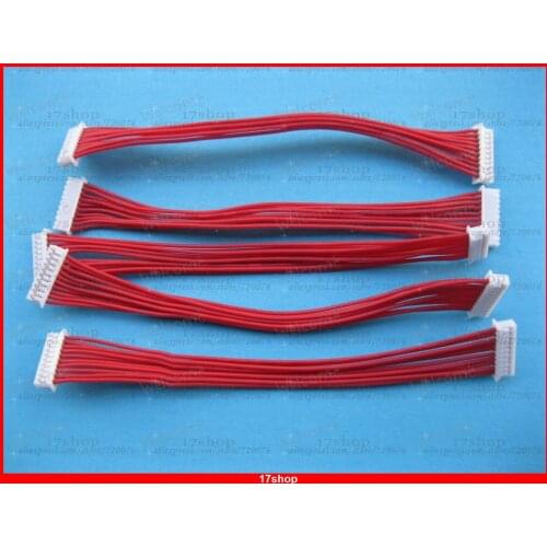 60 pcs 1.25mm 10 Pin Female F-F Polarized Connector 28AWG 100mm Leads Cable