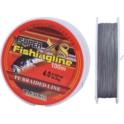 8 Braided Fishing Line 100M 8 Strands Wide Angle Tech Multifilament Braid PE In Saltwater 15 20 30 50 100LB super strong