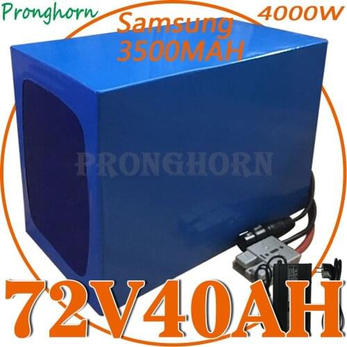 72V Battery 72V Electric Bike Lithium Battery 72V 20Ah 30Ah 35Ah 40Ah E-Bike Battery Pack 72V 2000W 3000W 4000W Electric Scooter