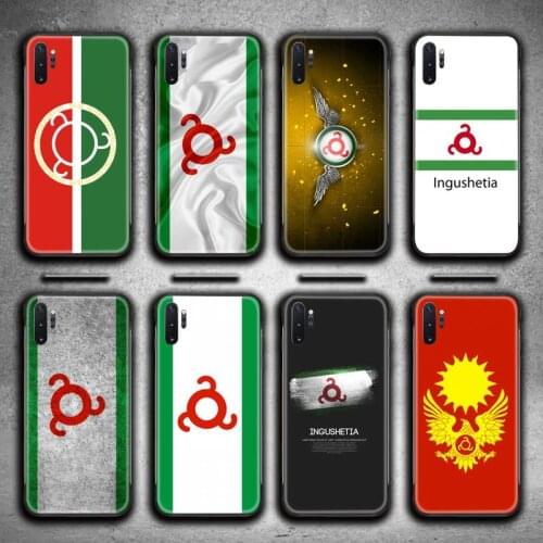 Ingushetia National Flag Phone Case For Samsung Galaxy Note20 ultra 7 8 9 10 Plus lite M51 M21 J8 Plus 2018 Prime