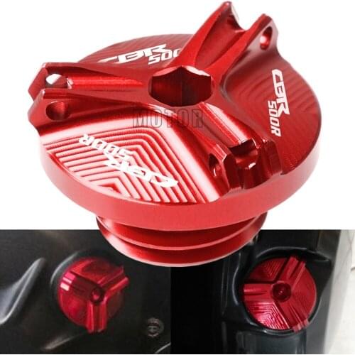 For Honda CBR500R 2013-2018 2014 2015 2016 2017 CBR500 CBR 500 R 500R Motorcycle M20*2.5 Engine Oil Cup Cover Oil Filler Plug