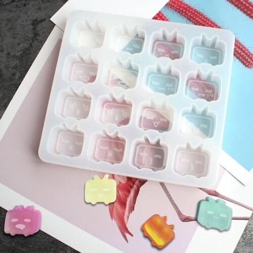 TV/Wave Cup Mat Epoxy Mold DIY Fondant Chocolate Fudge Mold, Resin, Plaster, Clay, Soap Mold, Ornaments Crafts Decoration Tools