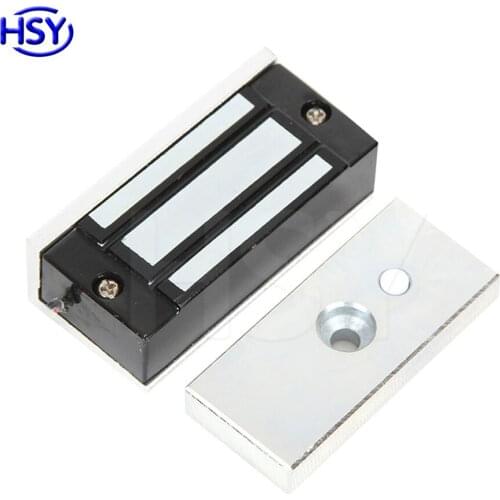HSY Mini 60kgs 120lbs DC12V Electric Magnetic Cabinet Door Lock Electromagnetic Electronic Drawer Locks