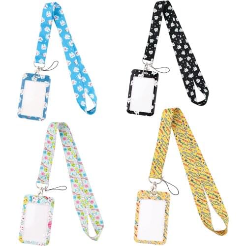 JF974 Tooth Care Creative Lanyard Credit Card For Doctor Nurse Dentist ID Name Work Card Holder Business Card Cover Badge
