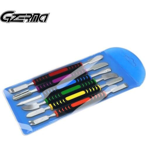 6 in 1 Dual Ends Metal Spudger Mobile Phone Repair Tools Kit For iPhone Tablet Opening Disassembly Cell Phone Repair Tools Set