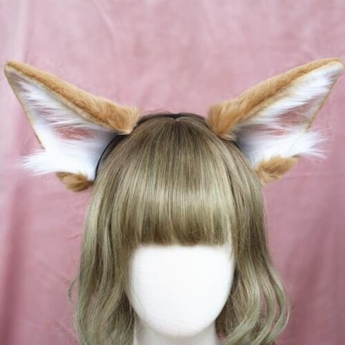 New Hand Work Animal Ears Hair Hoop Fox Ears headwear hair accessories for girl women LOL cosplay party