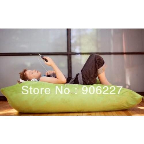 The original!! Junior LIME Pillowsaxx bean bag , indoor beanbag lounger, high quality soft bean sofa sac- free shipping