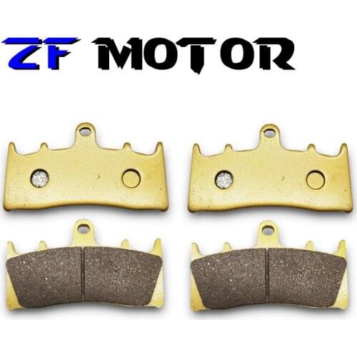 2 Pairs Motorcycle Front Brake Pads For KAWASAKI ZX 6R 7R 9R 12R ZZR 600 GPz 900R ZRX 1100 1200 VN 1500 1600 ZX-6R