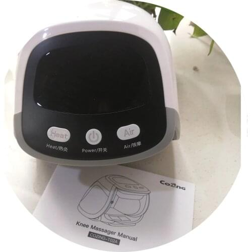 Electric Heated Knee Massager Hot Air Massage Light Knee Physiotherapy Device Arthritis Rehabilitation Pain Relief Massager