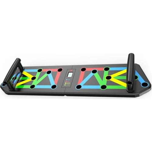 Portable Folding Push-up Board Fitness Equipment Home Chest Muscle Multi-directional Multi-angle Training Push-up Bracket