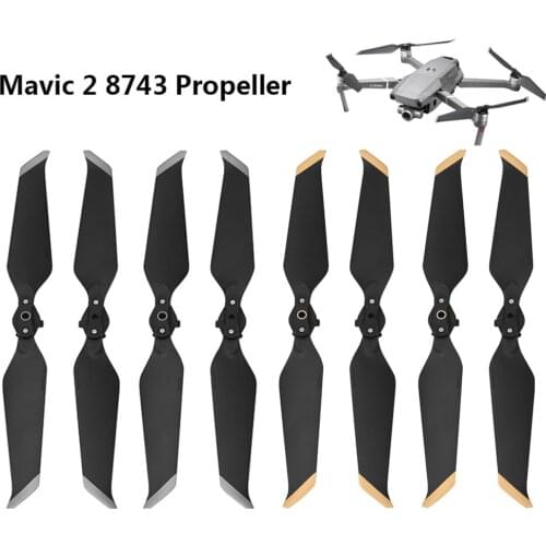 Propeller for DJI Mavic 2 Pro Zoom 8743 Low-Noise Props Quick-Release Blade 8743 Noise Reduction Fan Drone Parts Screw Accessory