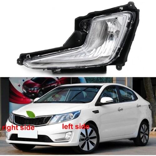 For Kia K2 2012 2013 2014 Fog Lamp Driving Car Front Bumper Grille Signal Lamp Fog Lights Assembly