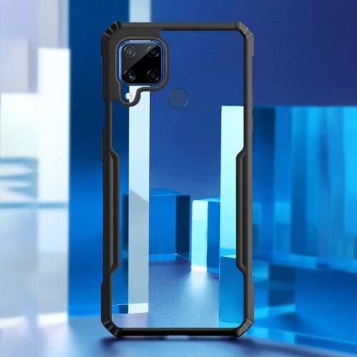 Transparent Acrylic Armor Shockproof Case For Realme C15 C12 C11 5 5i 6 Pro OPPO A52 A72 A92 A5 A9 2020 Reno 2Z 3 Pro Back Cover