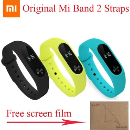 100% Original Xiaomi Wrist Strap band 2 Wristband Bracelet For Xiaomi Mi band 2 Miband 2 PLUS OLED Smart Wristband Bracelet