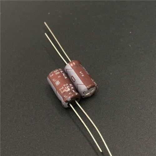 100pcs 2.2uF 250V Japan ELNA RJ4 Series 6x12mm 250V2.2uF Audio grade capacitor