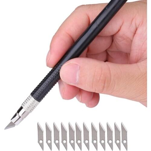 14pcs/lot Wood Carving Tools Fruit Food Crafts Arts Sculpture Engraving Pen Knife Scalpel DIY Carpenter Tools