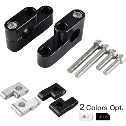 7/8" 22mm Handlebar Riser Clamp For Honda CR CRF 125 250 450 R RX X For Yamaha FZ1 FZ6 For Kawasaki KX Suzuki RMZ