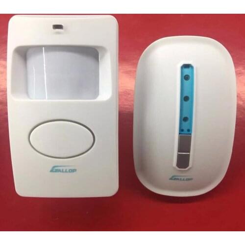 Wireless Digital Doorbell with PIR Sensor, Infrared Induction Alarm Door Bell