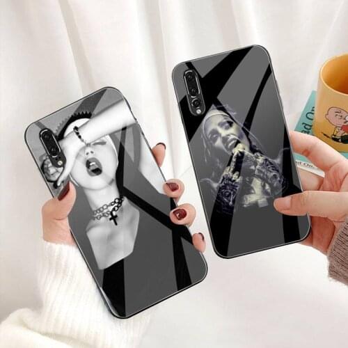 Sister Nun Girl Smoking Phone Case Tempered Glass For Huawei P30 P20 P10 lite honor 7A 8X 9 10 mate 20 Pro
