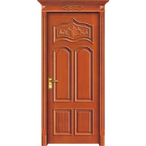 Custom traditional doors solid oak wood doors contemporary single front door interior door available D-013