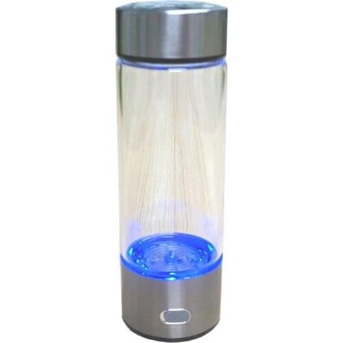 Quality Hydrogen-Rich Water Cup USB Rechargeable Portable Water Ionizer Bottle Super Antioxidan Hydrogen-Rich Water Cup 400ml