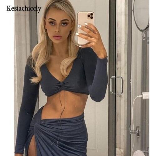 Kesiachiccly Summer White Dress Backless Split Cut out 2 Layer Elastic Bodycon Maxi Dress Sexy Club Dresses for Women 2021