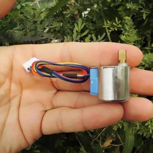 Reduction Ratio 1:85.25 7.5° Stepping Motor for Air Conditioner Blade Swing 4-phase 5-wire Stepper Motor With Gearbox