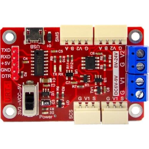 Multi Function Serial Port Signal Converter FE-URT-1 USB To TTL /485 Bus Programmer Easy Debugging Support Upgrading