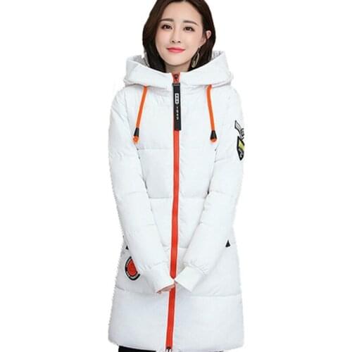 Women parka 2020 winter jacket women coat outerwear hooded women parka thick cotton lining winter women basic coats