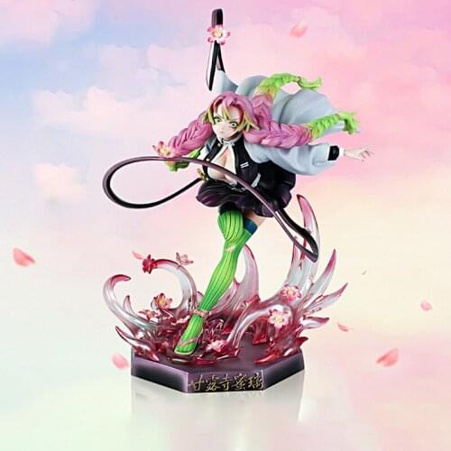 2021 NEW Anime Figurine Model Demon Slayer Kimetsu No Yaiba Kanroji Mitsuri Action Figures PVC Model Toys Collection Doll Gift