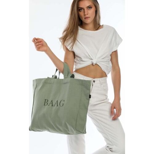 Baag Istanbul Designer New Season Womens Embroidery Large Size Canvas Beach Tote Bag For Summer