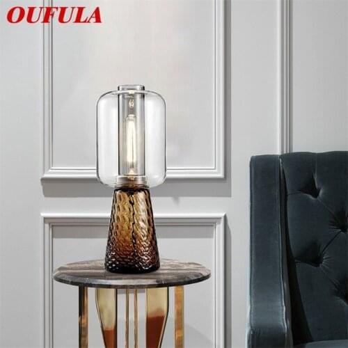 OUFULA Modern Table Lamps Design For Bedroom LED Design E27 Simple Desk Light Home LED Decorative For Foyer Living Room Hotel