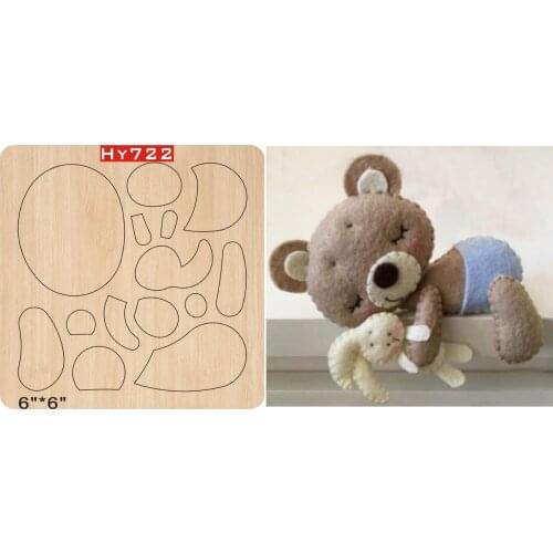 Little bear cutting dies 2019 new die cut &wooden dies Suitable for common die cutting machines on the market