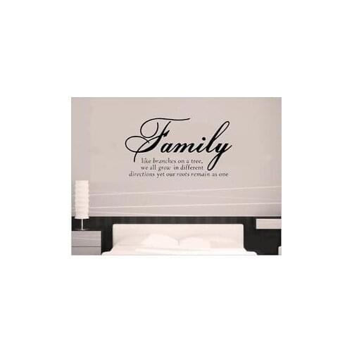 Family Tree Together Love wall Vinyl Sticker Decal quote Home Room Decor Art