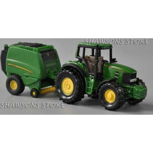 SIKU 1665 Diecast Farm Vehicle Model Toy 1:87 Tractor With Baler Miniature Replica