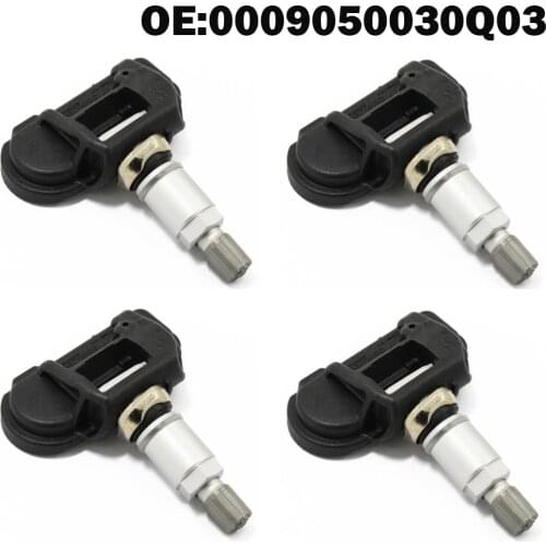 4 PCS Car TPMS Tire Pressure Monitor Sensor System 0009050030Q03 for Mercedes Benz A B C E GL GLA GLK M R