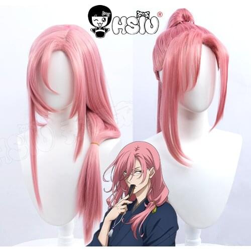 SK∞ Cherry Blossom Cosplay Wig Anime SK∞ 「HSIU 」Dark pink ponytail long hair+Free wig cap Fiber synthetic wig SK8 the Infinity