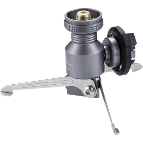 Ultralight Gas Canister Adapter Tripod Butane Collapsible Hiking Equipment