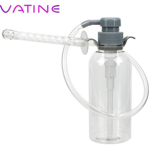 VATINE Butt Vagina Cleaning Anal Cleaner 300mL Rectal Sprayer Enema Sex Toys for Women Adult Products