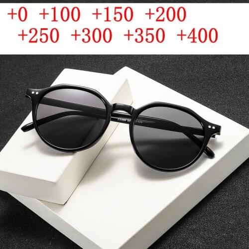 Vintage Round Bifocal Sun Reading Glasses Men Women Retro Sunglasses Reader Brand Designer Diopter Magnifier Presbyopic NX