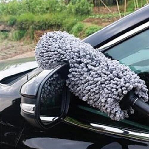 Retractable Car Wax Brush Multifunctional Car Duster Removing Cleaner For Furniture Cleaning Tool Microfiber Car Washer